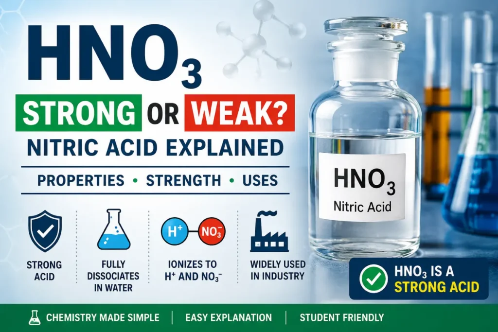 hno3 strong or weak