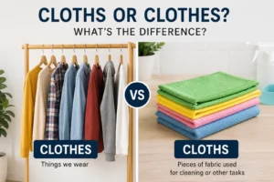 Cloths or Clothes