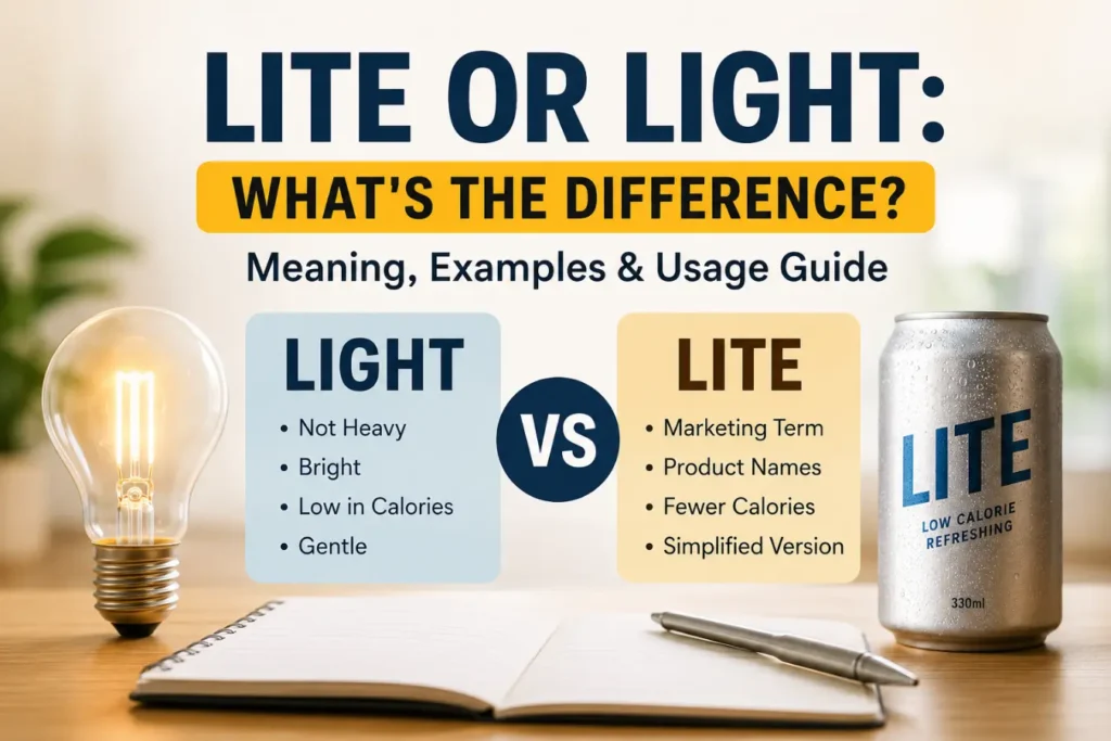 lite or light