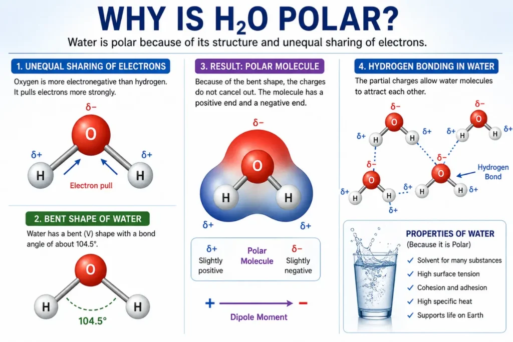 is h20 polar or nonpolar