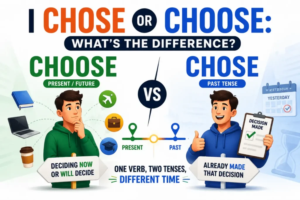 i chose or choose