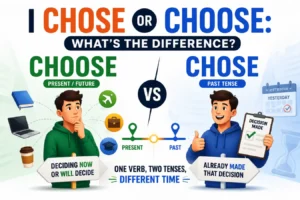 i chose or choose