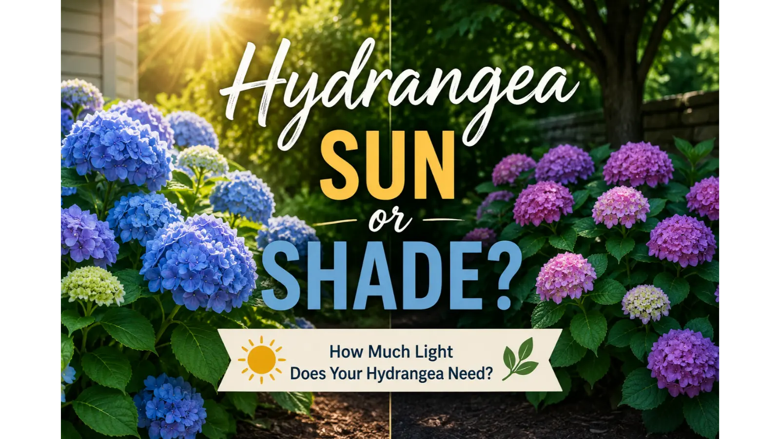 hydrangea sun or shade