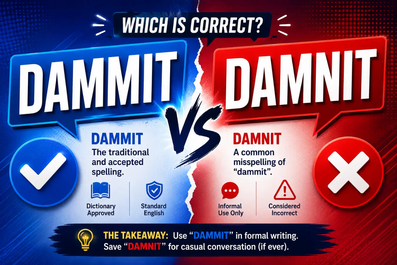 dammit or damnit