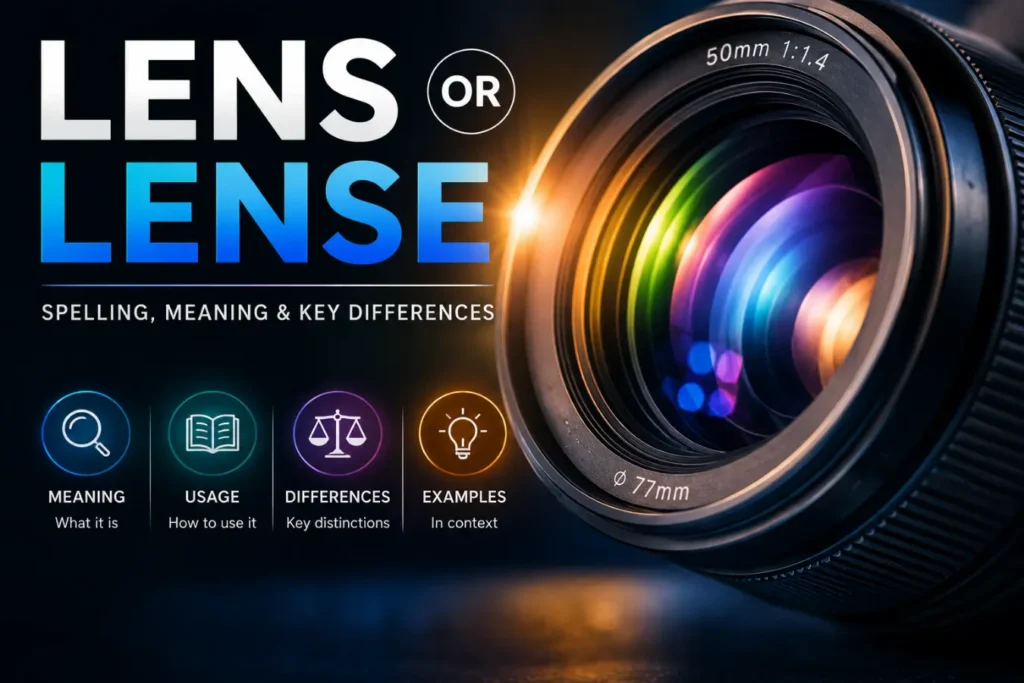 types of lens