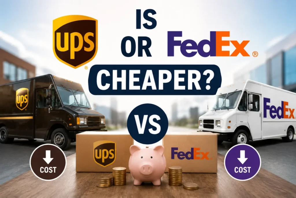 is ups or fedex cheaper