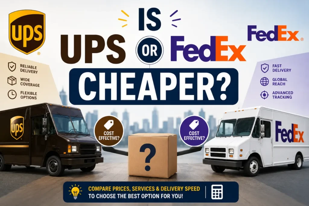 is ups or fedex cheaper