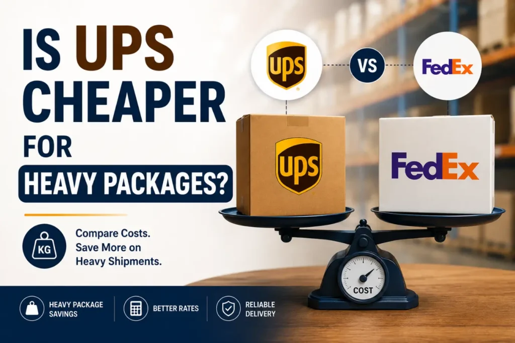 Is UPS Cheaper for Heavy Packages? t