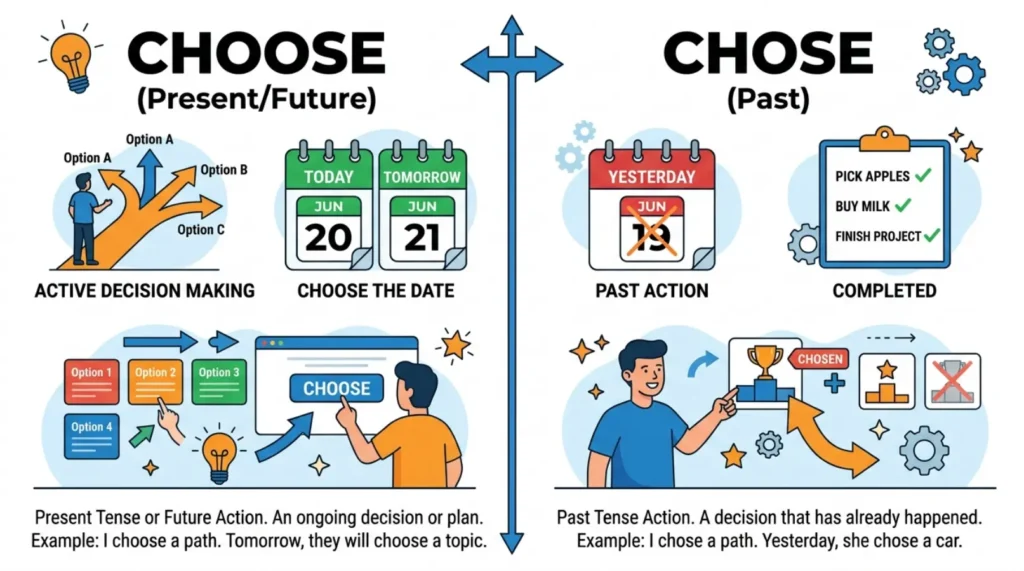 i chose or choose