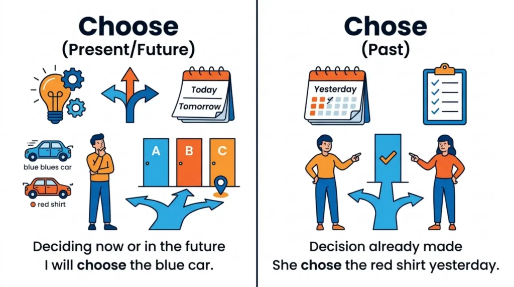 i chose or choose