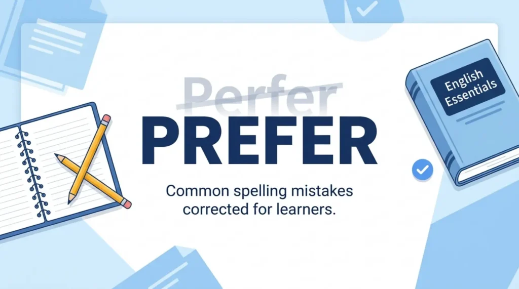 perfer or prefer