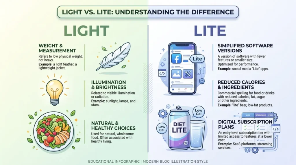 lite or light
