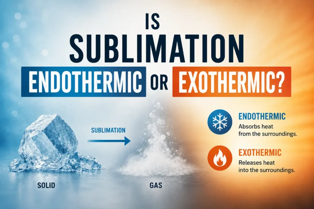 Is Sublimation Endothermic or Exothermic