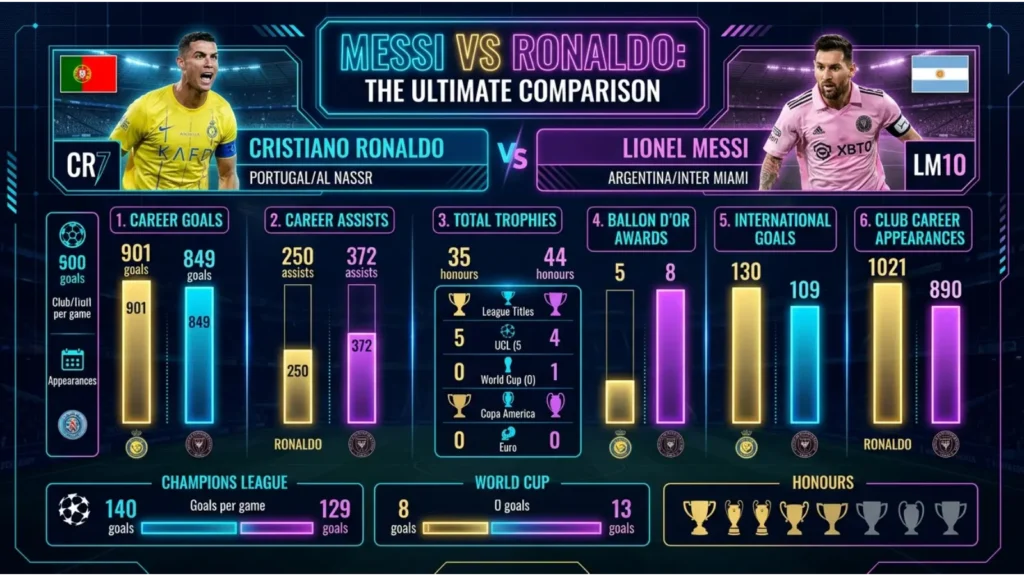 who's better ronaldo or messi