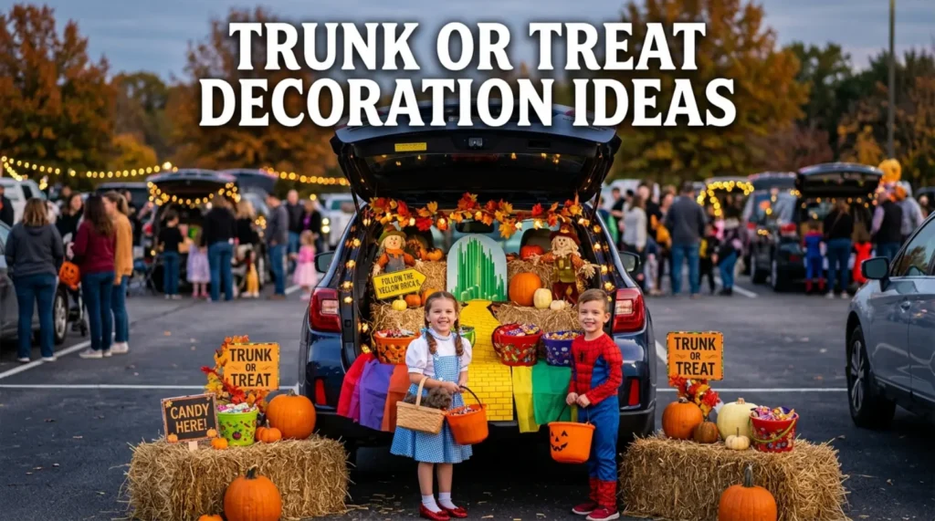 trunk or treat decoration ideas