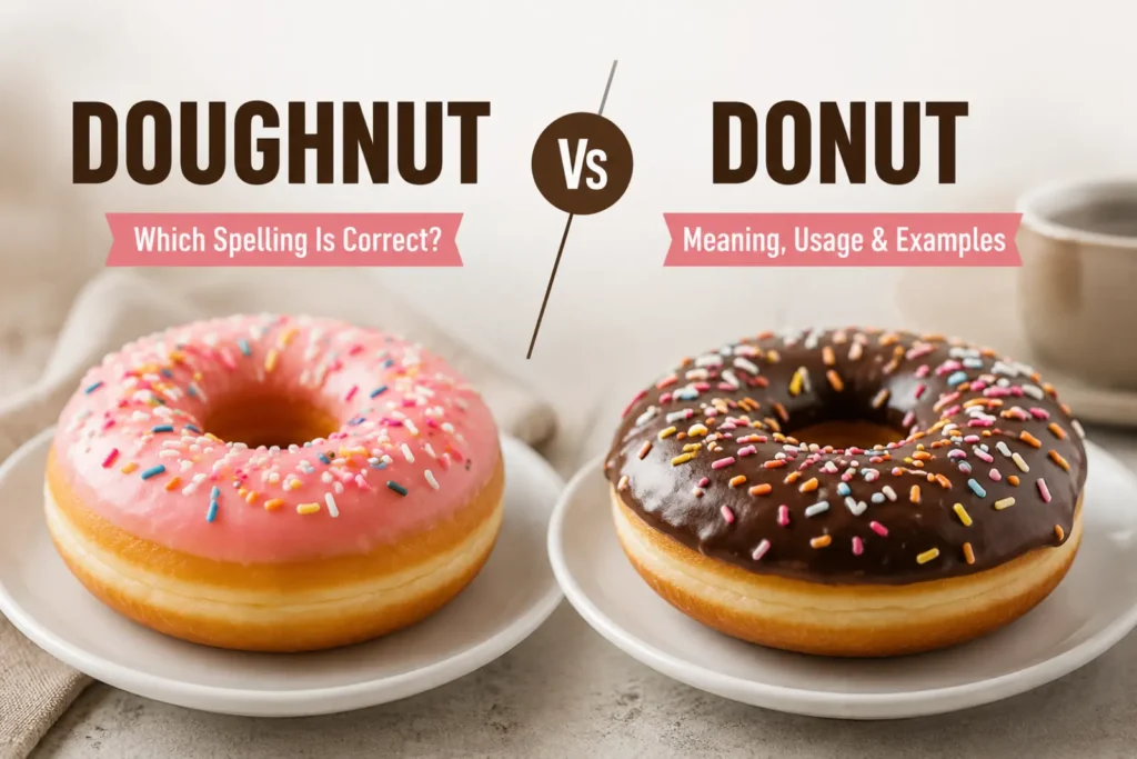 Doughnut or Donut: Which Spelling Is Correct? Explained