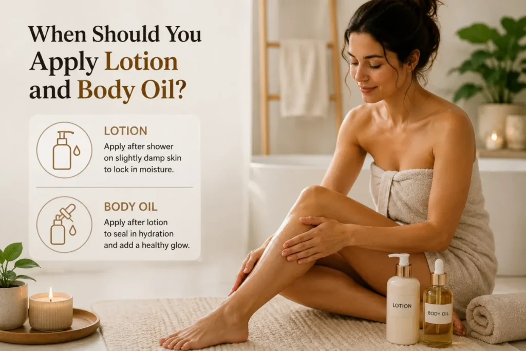 When Should You Apply Lotion and Body Oil?