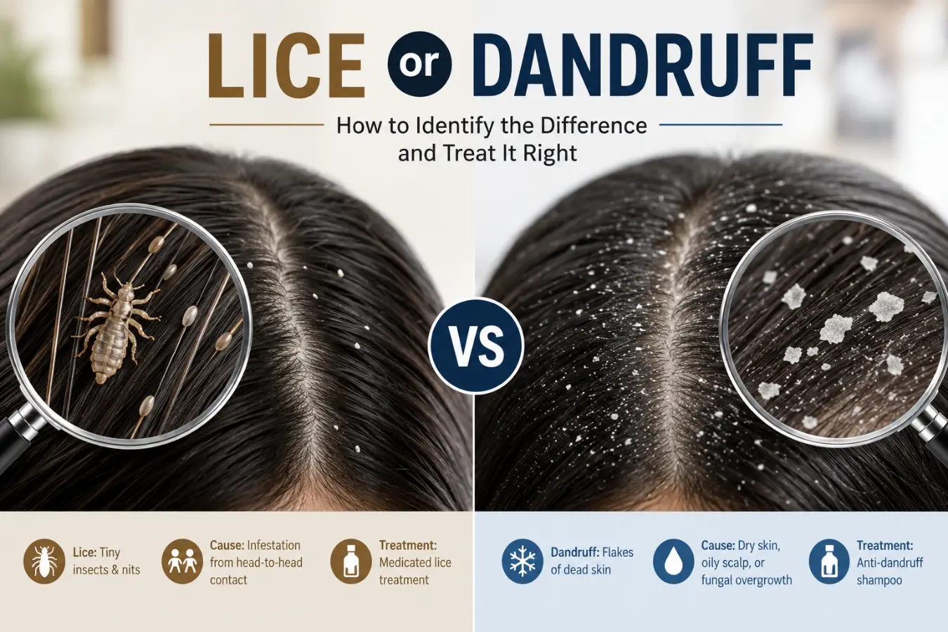 Lice or Dandruff
