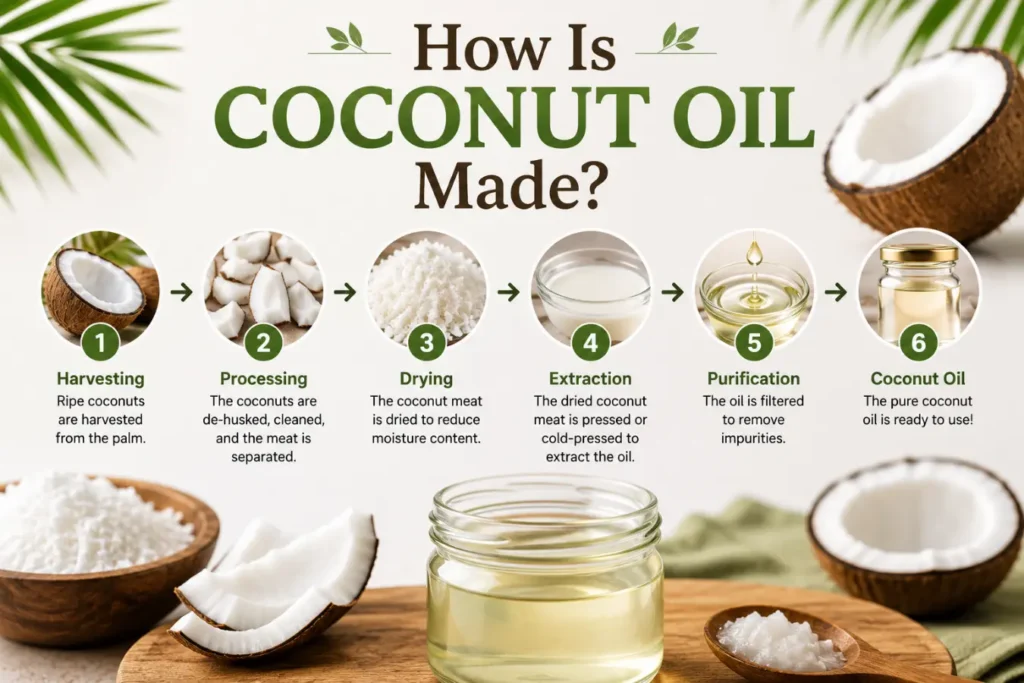 How Is Coconut Oil Made?
