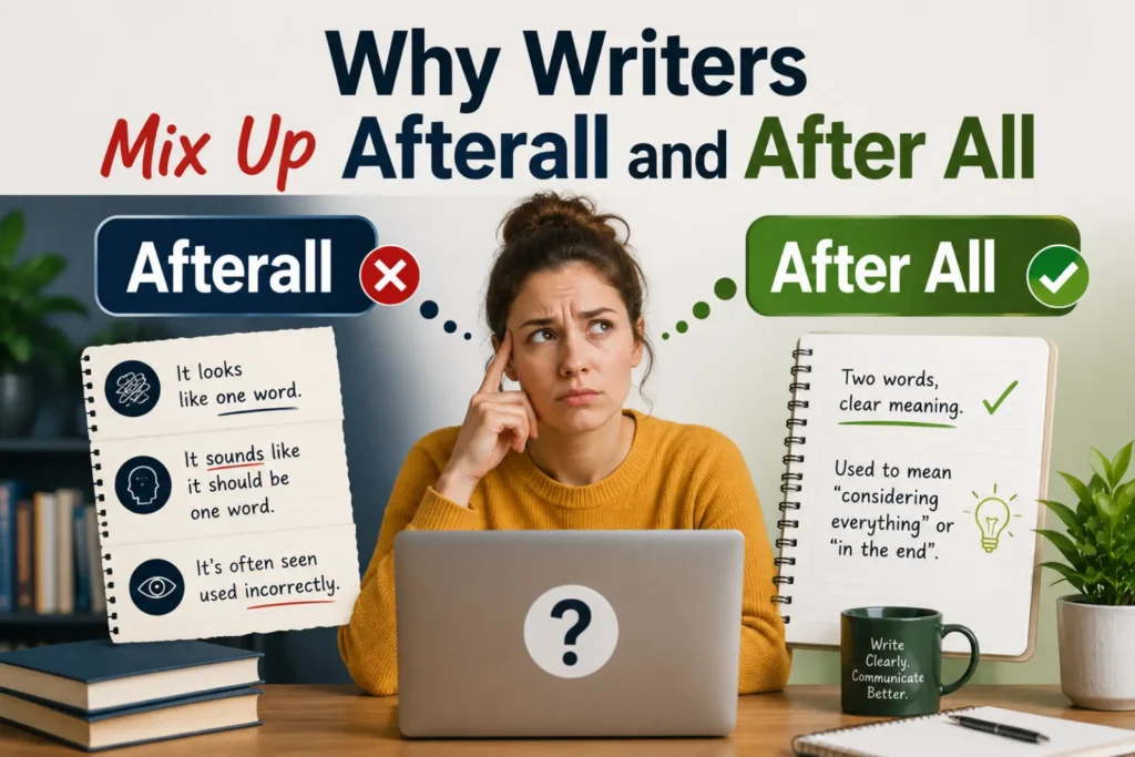 Why Writers Mix Up Afterall and After All
