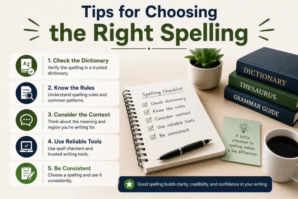 Tips for Choosing the Right Spelling