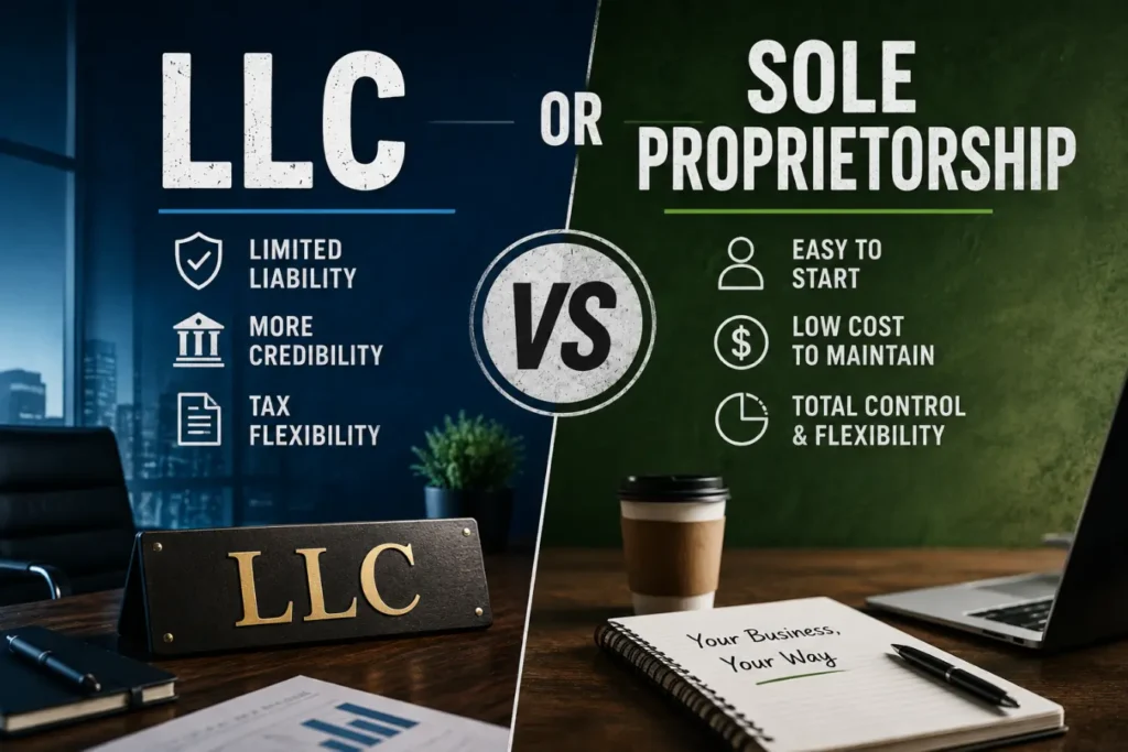 LLC or Sole Proprietorship