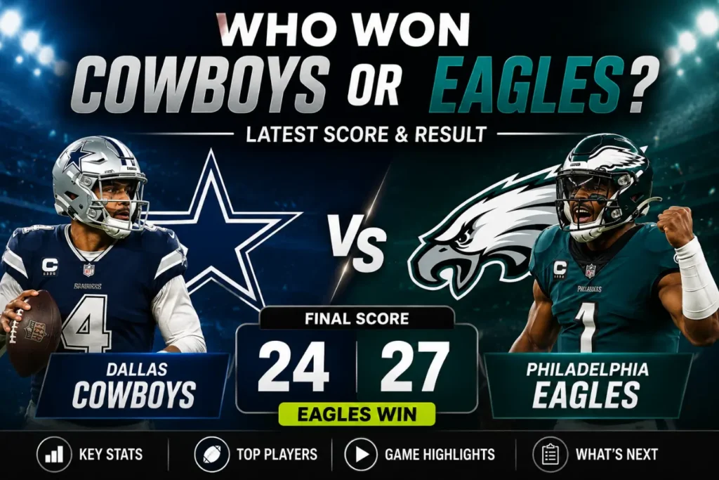 who won cowboys or eagles