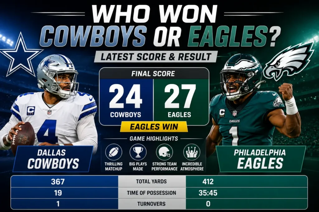 who won cowboys or eagles